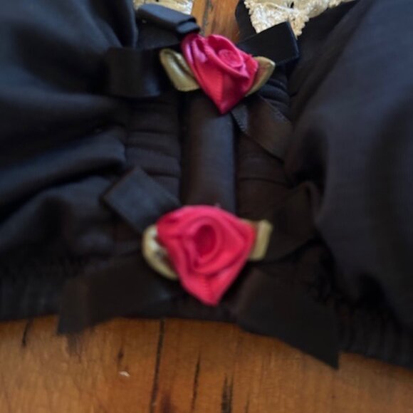 Betsey Johnson Lacy Florettes Halter Bikini - Picture 3 of 9